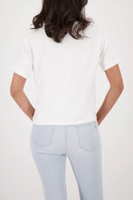 Load image into Gallery viewer, Monari Dog and Spaghetti Tee 410167 - Off White