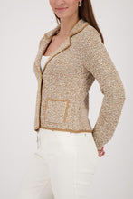 Load image into Gallery viewer, Monari Openwork Jacket 410263 - Biscotti