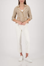 Load image into Gallery viewer, Monari Openwork Jacket 410263 - Biscotti