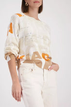 Load image into Gallery viewer, Monari Biscotti Letters Sweater 410279 - Biscotti