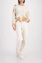 Load image into Gallery viewer, Monari Biscotti Letters Sweater 410279 - Biscotti