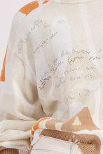 Load image into Gallery viewer, Monari Biscotti Letters Sweater 410279 - Biscotti