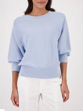 Load image into Gallery viewer, Monari Lurex Sweater 410298 - Light Sky Blue