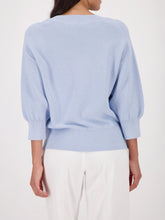 Load image into Gallery viewer, Monari Lurex Sweater 410298 - Light Sky Blue