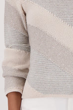 Load image into Gallery viewer, Monari Mixed Sweater 410416 - Beige