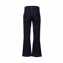 Load image into Gallery viewer, Vassalli Wide Leg Ankle Grazer Jean 5995A - Ink Denim