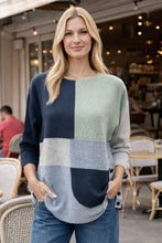 Load image into Gallery viewer, Bromley Panel Play Sweater 2808 - Denim