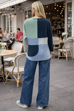 Load image into Gallery viewer, Bromley Panel Play Sweater 2808 - Denim