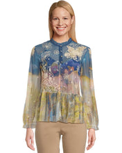 Load image into Gallery viewer, Johnny Was Charlot Mesh Blouse (slip) 16025-7 - Aurelius