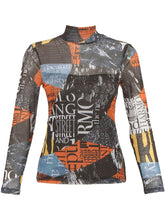 Load image into Gallery viewer, Dolcezza Mesh Pullover 74664 - Print