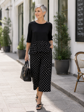 Load image into Gallery viewer, Lauren New Rochelle Pant 11A - Black White Spot