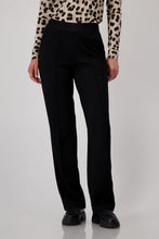 Load image into Gallery viewer, Monari Schwarz Script Ribbon Trouser 808495 - Black