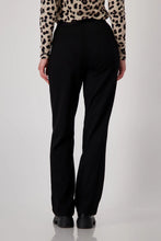 Load image into Gallery viewer, Monari Schwarz Script Ribbon Trouser 808495 - Black