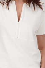 Load image into Gallery viewer, Monari Zip Top 809012 - White