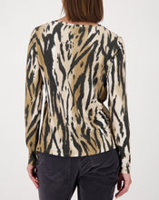 Load image into Gallery viewer, Monari Whisky Tiger Tee 809331 - Whisky Pattern