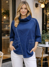 Load image into Gallery viewer, Lauren Amalfi Breeze Top 130ABT - Denim