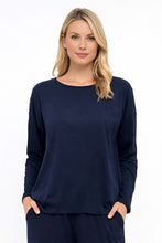 Load image into Gallery viewer, Lauren Como Studio Top 130CSTN - Navy