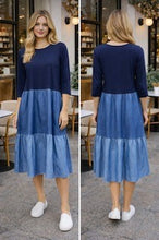 Load image into Gallery viewer, Lauren Como Vista Dress 130CV - Denim Blue