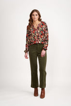 Load image into Gallery viewer, Vassalli Wide Leg Ankle grazer Pant 5995AM - Deep Sage