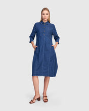 Load image into Gallery viewer, Alembika Denim Dress SD913 - Denim Blue