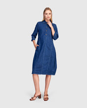 Load image into Gallery viewer, Alembika Denim Dress SD913 - Denim Blue
