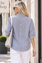Load image into Gallery viewer, Renoma Bella Stripe Shirt 3502C - Blue White Stripe