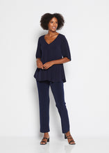 Load image into Gallery viewer, Philosophy Quad Layered Tunic - Navy Blue
