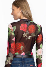 Load image into Gallery viewer, Johnny Was Natalie Long Sleeve Mesh Tee - Celebrate