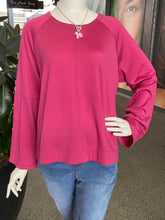 Load image into Gallery viewer, Foil Belong Together Sweater CFO7996 - Plum Berry