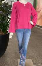 Load image into Gallery viewer, Foil Belong Together Sweater CFO7996 - Plum Berry