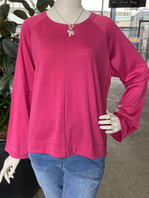 Load image into Gallery viewer, Foil Belong Together Sweater CFO7996 - Plum Berry