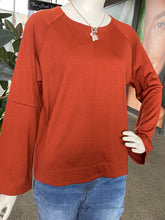 Load image into Gallery viewer, Foil Belong Together Sweater CFO7996 - Intense Rust