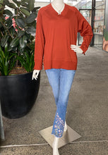 Load image into Gallery viewer, Foil Deeply Involved Top CFO7999 - Intense Rust