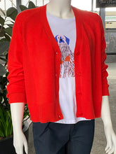 Load image into Gallery viewer, Foil Rib Tickling Cardigan CFO8040 - Neon Flash