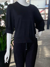 Load image into Gallery viewer, Monari Celebrate Banded Top 808615 - Black