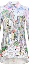 Load image into Gallery viewer, Dolcezza Sunday Afternoon Shirt 25724 - Cafe Print