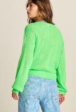 Load image into Gallery viewer, POM Cardigan - Neon Green