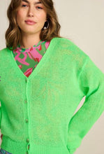 Load image into Gallery viewer, POM Cardigan - Neon Green
