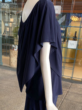 Load image into Gallery viewer, Joseph Ribkoff Silky Knit Layered Top - Navy