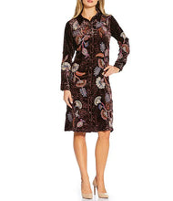 Load image into Gallery viewer, Johnny Was Misty Leopard Velvet Shirt Dress J30025-8 Gineva