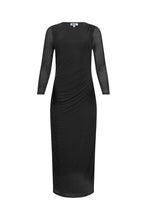 Load image into Gallery viewer, Loobie's Story Aston Crew Dress LS2904PL - Black