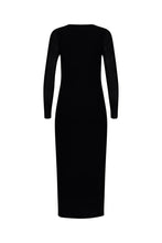 Load image into Gallery viewer, Loobie's Story Aston Crew Dress LS2904PL - Black