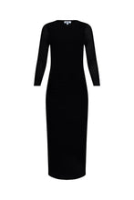 Load image into Gallery viewer, Loobie's Story Aston Crew Dress LS2904PL - Black