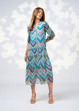 Load image into Gallery viewer, Loobies Story Wanderlust Midi Dress LS3054W - Multi