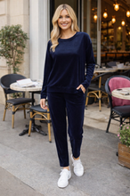 Load image into Gallery viewer, Lauren Luca Lounge Pant 130LLPN - Navy