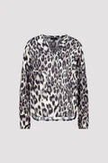 Load image into Gallery viewer, Monari Animal Print Shirt 808116 - Black Grey Print