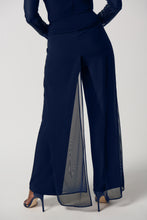 Load image into Gallery viewer, Joseph Ribkoff Sheer Navy Overlay Pant