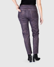 Load image into Gallery viewer, Alembika Paisley Iconic Stretch Jeans AP801E - Eggplant
