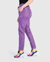 Load image into Gallery viewer, Alembika Shimmer Iconic Stretch Jeans EP319A - Amethyst