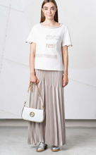 Load image into Gallery viewer, Elisa Cavaletti Short Sleeve Sweatshirt EJP255523508 - Off White